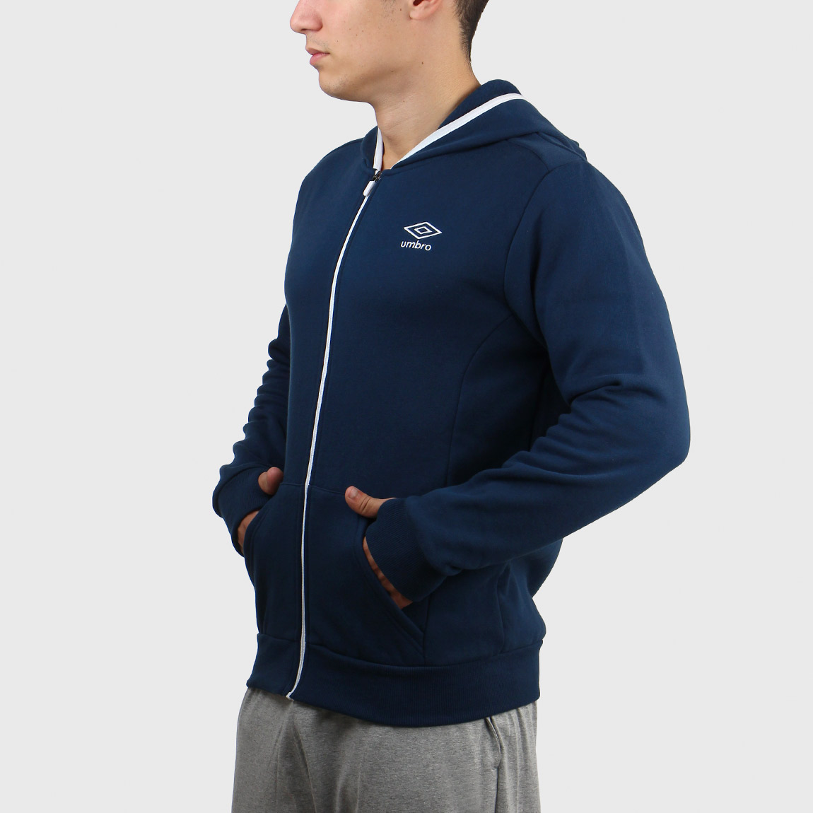 Campera - Umbro - Umbro Campera C/Capucha Adulto Felpa de Hombre - 20101940